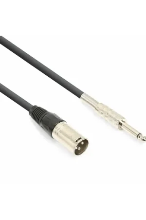Vonyx Câble Audio Cordon XLR Mâle/Jack 6,35 Mono - 3m | À ne pas manquer