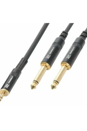 Super prix | PD Connex Câble Audio Cordon Jack 3,5 Mâle Stéréo/2x Jack 6,35 Mono - 3m