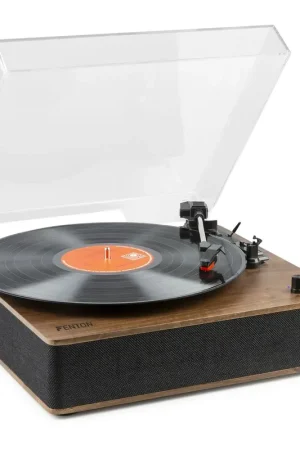 Offre à durée limitée - Fenton RP161 Platine Vinyle Bluetooth Stéréo - Noyer