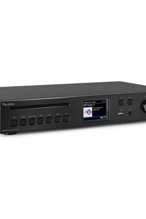 Achetez en ligne | Audizio Brescia Amplificateur Hi-Fi avec Radio Internet 120W - Noir