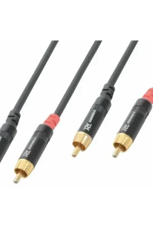 PD Connex Câble Audio Cordon 2x RCA Mâle/2x RCA Mâle - 3m - Se termine bientôt