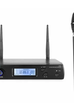 Prix en baisse | Vonyx WM61 - Microphone sans Fil UHF, 16 canaux
