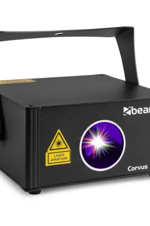 BeamZ Corvus Laser DJ Multicolore RGB avec Télécommande - Offre