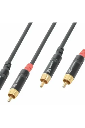 Offre spéciale - PD Connex CX94-0.5 Câble haut-parleur RCA 0.5 mètres - Noir