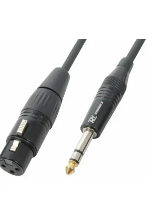 Remise - PD Connex Câble Audio Cordon XLR Femelle/Jack 6,35 Stéréo - 1,5m