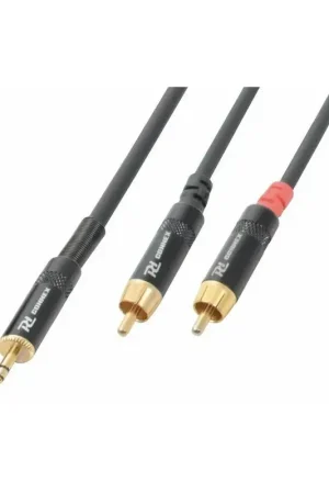PD Connex Câble Audio Cordon Jack 3,5 Mâle Stéréo/2x RCA Mâle - 6m - Bonne affaire