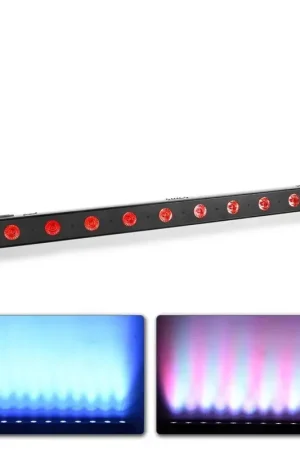 Bonne affaire | BeamZ LCB140 - Barre LED, 12x LED 6W Couleurs Rouge, Vert, Bleu, Blanc, Mode DMX