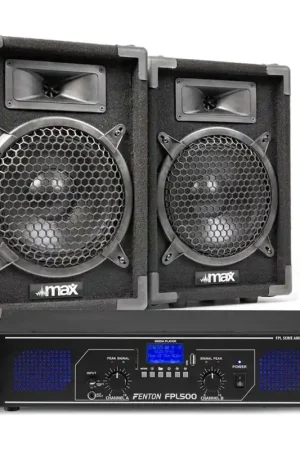 MAX8 Kit Sono DJ et Amplificateur Bluetooth 800W | Promo exceptionnelle