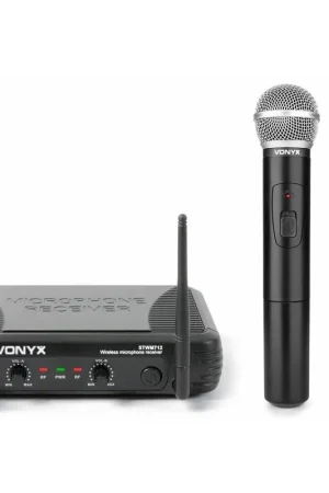 Qualité supérieure | Vonyx STWM712 - Système Micro sans Fil VHF 2 canaux