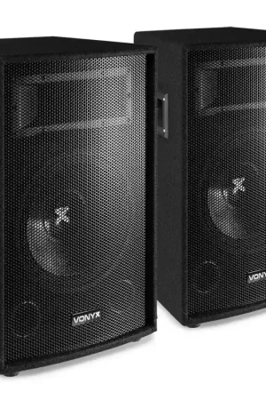 Pack Vonyx SL10 - 2 × 10″ Enceintes Passives 1000 W Max | Set Sono DJ/Bar 2-Voies | Plébiscité par les clients