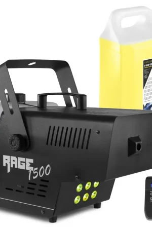 Expédition rapide | BeamZ RAGE1500LED Machine à Fumée avec 5 Litres de Liquide