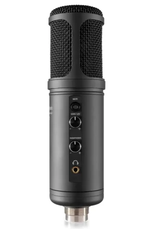 Ne manquez pas cette offre - Power Dynamics PCM120 - Microphone Streaming avec Trépied - Noir