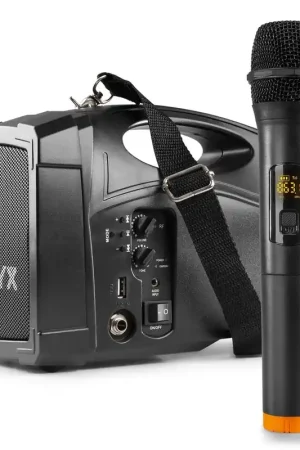 Vonyx ST014 - Système Haut-Parleur Amplifié Batterie avec Micro Main | Derniers jours