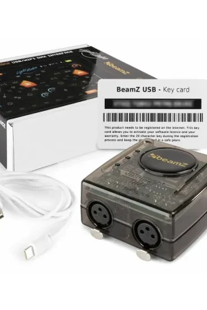 Économisez maintenant - BeamZ DMX WIFI - Interface USB DMX avec WIFI, Contrôle de vos Effets d'Éclairage
