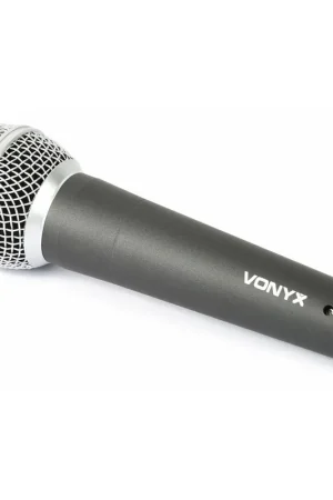 Vonyx DM58 - Microphone Dynamique Professionnel avec Cordon de 5 Mètres - Noir - Bon plan