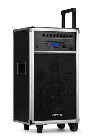 Offre du jour | 2nde Vie - Vonyx ST100 MK2 Système Sono Portable 8" Bluetooth/CD/MP3, Enceinte active 8"