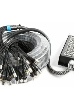 Prix bas | PD Connex Câble Audio 24 Entrées F/4 Sorties M - 30m