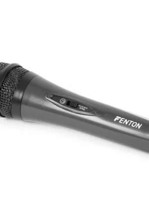 Bon plan - Fenton DM105 - Microphone Vocal Professionnel avec Cordon de 3 Mètres - Noir