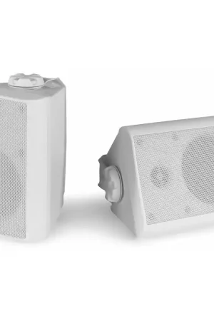 Économisez maintenant | 2nde Vie - Power Dynamics BGO40 - Enceintes Passives 2 Voies, 100 Watts, 4", Livré avec Étrier de Fixation - Blanc