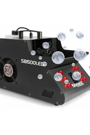Tout juste disponible - 2nde Vie - BeamZ SB1500LED - Machine à Fumée et à Bulles, 1500W, Réservoir 1,35L, Mode DMX
