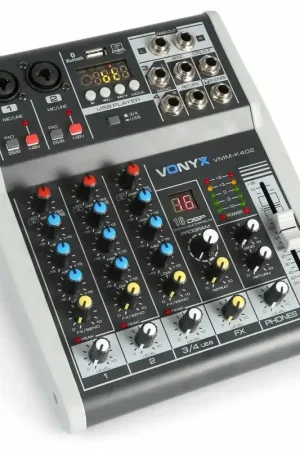 Vonyx VMM-K402 - Console de Mixage, 4 canaux - Produit tendance