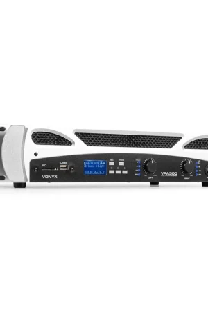 Bien noté | 2nde Vie - Vonyx VPA300 - Amplificateur Digital 2x 150W, Bluetooth, MP3/USB/SD avec Télécommande