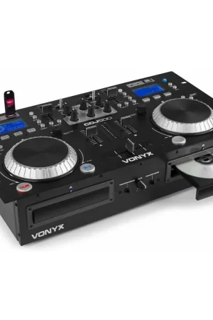 Dépêchez-vous - Vonyx CDJ500 - Double Lecteur CD/MP3/USB/Mixeur avec Bluetooth