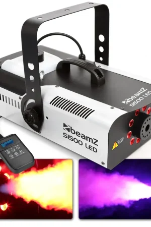 Profitez-en - BeamZ S1500LED - Machine à Fumée 1500 Watts avec LEDs RGB et DMX