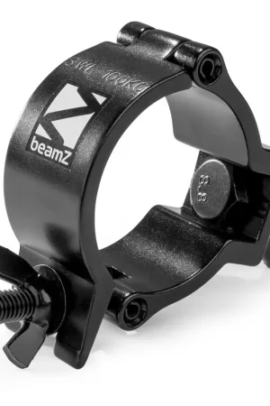 Soldes - BeamZ BC50B-100 Demi-Coupleur Extra-Plat 100kg Noir