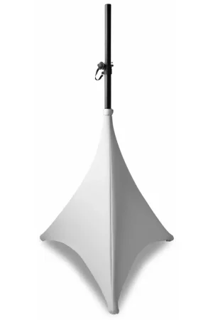Offre spéciale | 2nde Vie - BeamZ LSS07W - Housse en Lycra Blanc, 70cm de Haut, pour Pieds d'Enceinte