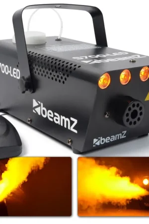 BeamZ S700LED - Machine à Fumée 700 Watts avec Effet Flamme | Prix malin