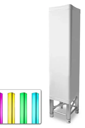 Achetez en ligne - BeamZ Truss - Housse en Lycra Blanc, 2 Mètres