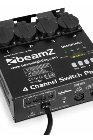 Excellente qualité - BeamZ DMX004DII - Contrôleur DMX, Commutateur d'Éclairage