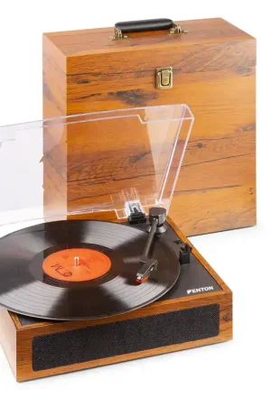 2nde Vie - Fenton RP170L Platine Vinyle Bluetooth avec Valise de Rangement - Bois Clair | Bonne affaire