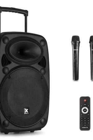 Envoi rapide | Vonyx Verve46 Enceinte Sono Portable 1000W - Noir
