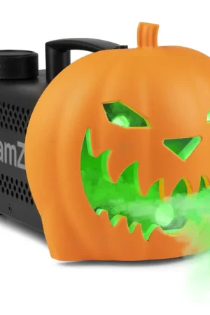 Super offre | 2nde Vie - Machine à Fumée Citrouille BeamZ - Édition Spéciale Halloween - Exclusivité 2024 - avec Rires Diaboliques et Effets Lumineux