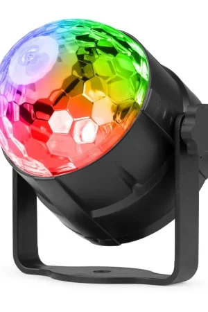 Coup de cœur - Fuzzix Tornado - Boule Disco Lumineuse 3 Watts RGB, Support Ventouse, Modes Automatiques