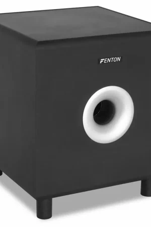Fenton SHFS08B - Subwoofer Caisson de Basses Amplifié 8" - Noir | Qualité premium