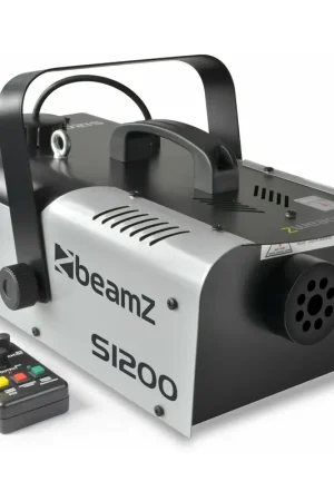 BeamZ S1200 MKII - Machine à Fumée 1200 Watts avec Télécommande Programmable - Prix imbattable