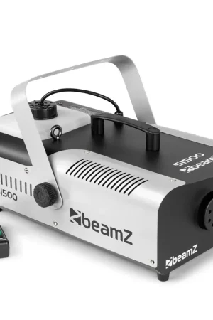 Déstockage - BeamZ S1500 - Machine à Fumée 1500 Watts avec Télécommande Programmable et DMX