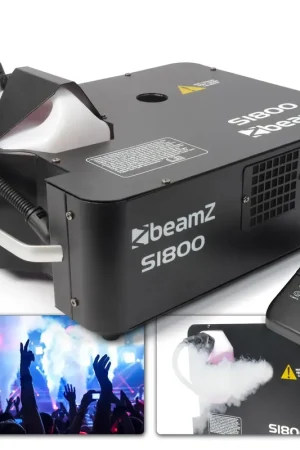 Offre flash | BeamZ S1800 - Machine à Fumée Verticale et Horizontale 1800 Watts Contrôle DMX