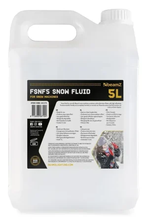 Tendance - BeamZ FSNF5 - Liquide pour Machine à Neige - 5 Litres