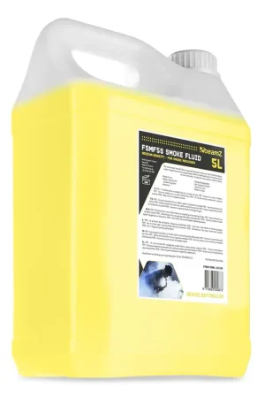 BeamZ FSMF5S - Liquide pour Machine à Fumée 5L - Densité Moyenne, Suspension Standard - Offre à durée limitée
