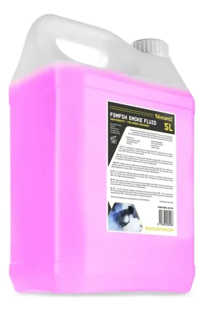 Super prix | BeamZ FSMF5H - Liquide Machine à Fumée 5L - Haute Densité, Temps de Suspension Long