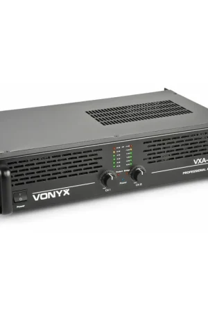 Vonyx VXA-1200 Amplificateur Professionnel, 2x 600 Watts, Connexion en Pont - Réduction