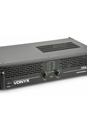 Prix exceptionnel - Vonyx VXA-1500 Amplificateur Professionnel, 2x 750 Watts, Connexion en Pont