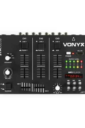 Achat sécurisé | Vonyx STM-3020B - Table de Mixage 6 Canaux, Port USB, 3 Canaux Commutables
