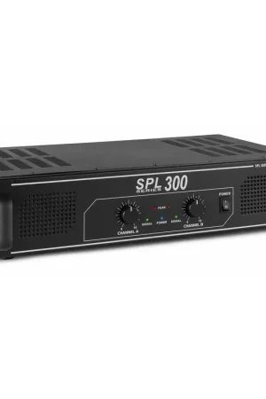 SkyTec SPL300 - Amplificateur Professionnel, 2x 150 Watts, Montage en Rack 19" - Noir | Commandez en ligne