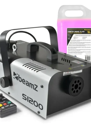 Qualité premium | Beamz S1200 MKII Machine à fumée + 5 l